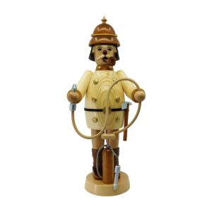 Räuchermann Feuerwehrmann, natur