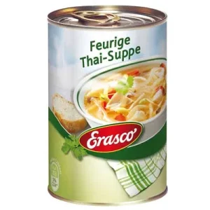 Erasco, Tafelfertige Suppe, Feurige Thaisuppe, 390 ml Dose