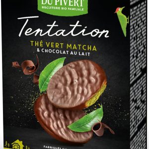 Kekse mit Matcha Tee und Milchschokolade