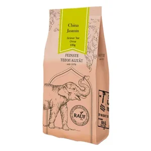 Rauf Tee, Bio, China Jasmin, Grüner Tee, lose, 100 g Beutel