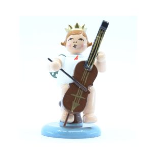 Engel mit Cello und Krone