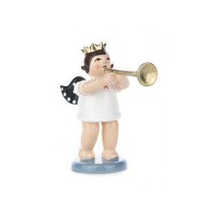 Engel mit Fanfare und Krone