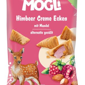 Bio Himbeer Creme Ecken mit Mandel