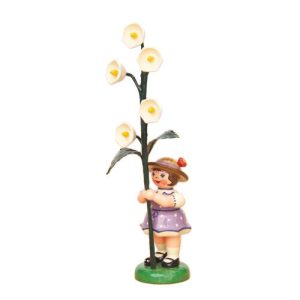 Blumenkind Mädchen mit Maiglöckchen