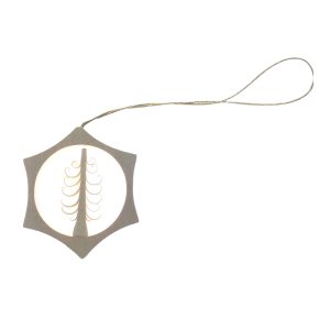 Baumbehang Spansterne 6-eckig, 2-tlg.