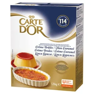 Carte D’Or, Crème Brûlée / Flan Caramel, 1,25 kg Packung