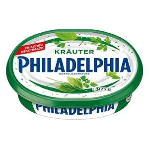 Philadelphia, Kräuter Frischkäsezubereitung, Doppelrahmstufe, 64% Fett, 175 g Packung