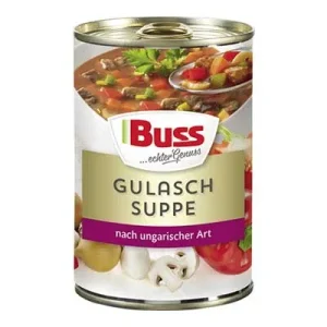 Buss, Gulaschsuppe nach ungarischer Art, 400 g Dose