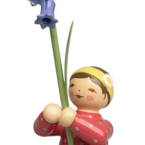 Mädchen mit Hasenglöckchen