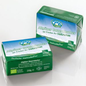 ÖMA Allgäuer Bauernbutter Süßrahm, Bioland – SB