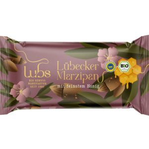 Lübecker Honig-Marzipan pur, Bio glutenfrei, laktosefrei
