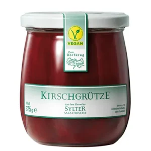 Zum Dorfkrug, Kirschgrütze, 375 g Glas