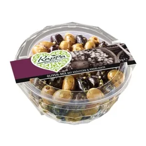Kappa, Oliven-Mix mit Kräuter & Knoblauch, gekühlt, 650 g Packung
