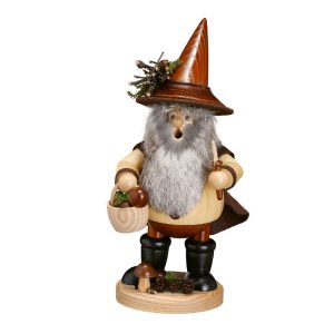 Räuchermann Pilzsammler natur