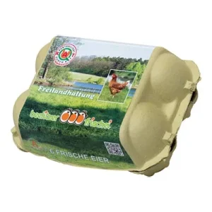 Beelitzer, Frischei, Eier, Gr. M-L, Freilandhaltung, 6 Stück