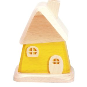 Räucherhaus, gelb