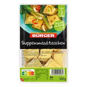 Bürger, Suppenmaultaschen, 300 g Packung