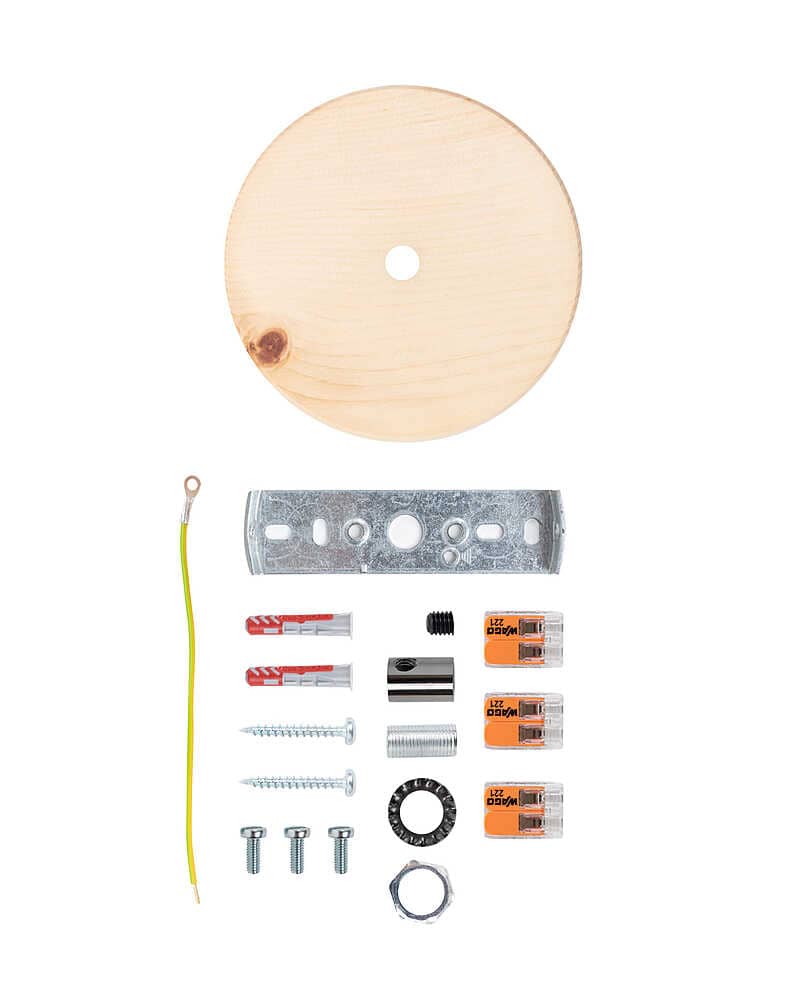 Hängelampe aus Eiche Holz skandinavisches Design 0239 ALMUT Farbe Eiche Natur – Bild 2