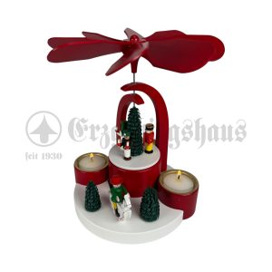 Teelichtpyramide Reiterlein