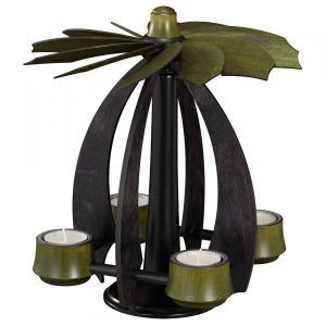 Schwebepyramide Nova klein anthrazit-moosgrün