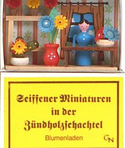 Zündholzschachtel – Blumenladen
