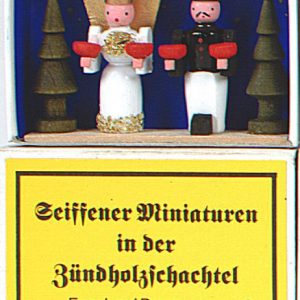 Zündholzschachtel – Engel und Bergmann