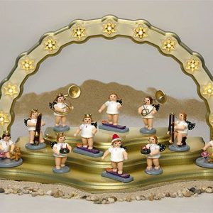 Engel auf Snowboard, ohne Krone