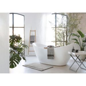 JOOP! Badteppich 141 LOGO STRIPES Platin 70 x 120 cm